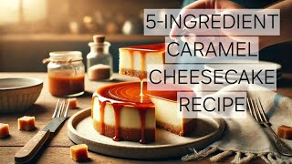 How to Make an EASY Caramel Cheesecake  5 Ingredients Only dessertrecipe [upl. by Imogene]