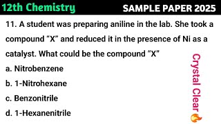 A student was preparing aniline in the lab She took a compound “X” and reduced it in the presence [upl. by Eintruok432]