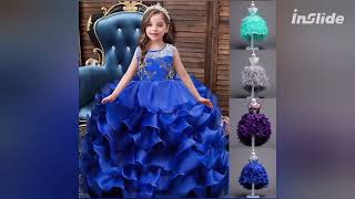 chhoti bacchiyon ke blue colour mein gown blue gown viral 2 sal se 10 sal tak ki ladkiyon ke gown 🦋 [upl. by Dodge970]