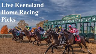 Live Keeneland Horse Racing Picks [upl. by Ajnat378]