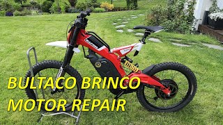 Crystalyte motor repair in Bultaco Brinco motorcycle [upl. by Akerdal45]