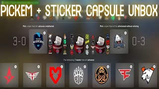 CSGO Stockholm BEST PickEm Choices  Sticker Capsule Unboxing [upl. by Anirehs]