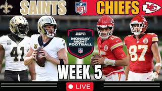 New Orleans Saints Vs Kansas City Chiefs  Live Stream Reactions [upl. by Inaej822]