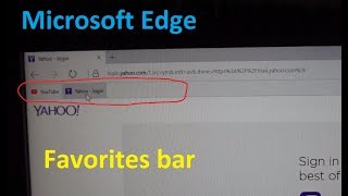 How to Show and Use the Favorites Bar in Microsoft Edge Bookmarks Usage Star [upl. by Aihsemaj23]