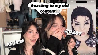 Reacting to my FIRST TikToks Now PRIVATE amp Tattoo tour [upl. by Marjory136]