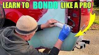 ✅ Learn to Bondo Like a Pro Tips and Tricks on how its done [upl. by Newo]