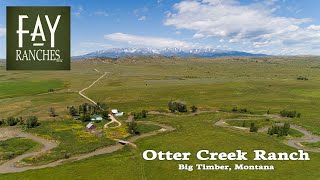 SOLD  Montana Ranch For Sale  Otter Creek Ranch  Big Timber MT  Mountain Views Property [upl. by Devol142]