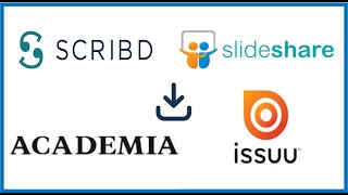 COMO DESCARGAR DE SCRIBD SLIDESHARE ISSUU Y ACADEMIA  LIBROS PDF ARCHIVOS DOCUMENTOS [upl. by Atse]