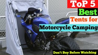 Top 5 Best Tents for Motorcycle Camping in 2024  Best Motorcycle Camping Tent [upl. by Aerdnahc770]