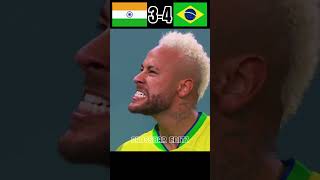 Brazil VS India Imaginary Penalty Shootout  Intense Penalties  neymar vs sunilchhetri [upl. by Lossa]