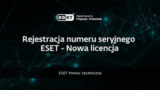 Rejestracja numeru seryjnego ESET  Nowa licencja  2014 [upl. by Onailil]