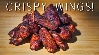 CRISPY Smoked Chicken Wings [upl. by Brotherson]