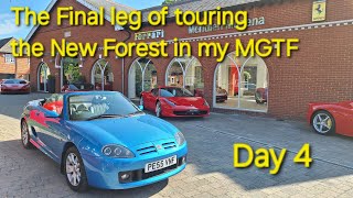 The Final leg Brockenhurst to Lyndhurst in the New Forest its been a blast in my MG TF [upl. by Ziom]