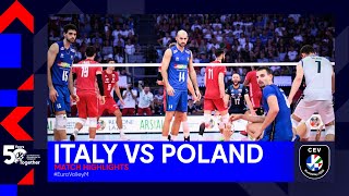 Italy vs Poland I Match Highlights The FINAL I CEV EuroVolley 2023 Men [upl. by Lai]