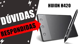 Review Mesa Digitalizadora Huion H420 é boa Vale a pena Dúvidas e Custo Beneficio [upl. by Maurice]