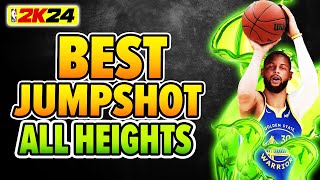 NBA 2K24 Shooting  Best Jumpshot All heights Series  feedback video [upl. by Ardnaskela]