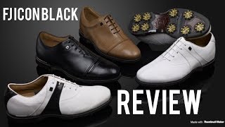 FootJoy Icon Black Golf Shoes Review A Proper Premium Shoe [upl. by Evelyn568]