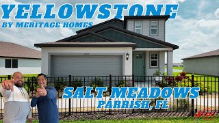 Explore the Yellowstone Floor Plan from Meritage Homes in Parrish FL [upl. by Aitnauq176]