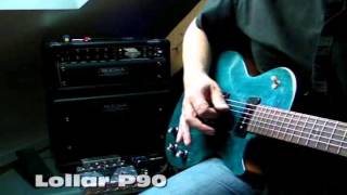 Pickup Lollar P90 VS Gibson P90 [upl. by Annayr]