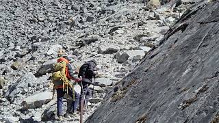 Day 10 Everest base camp trek Ascending to Cho La Pass [upl. by Enrol]