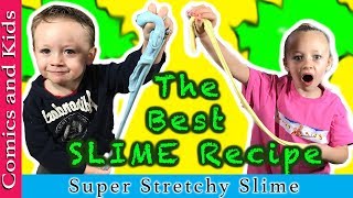 Make Your Own Slime  Best Easy Super Stretchy Slime Recipe [upl. by Eednahs]