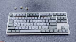 THOCKY and CREAMY keyboard  Gateron Milky Yellow Pro  Galaxy80  sound test [upl. by Sunday]