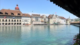 LUZERN SWITZERLAND WALKING TOUR luzern [upl. by Hsetirp325]