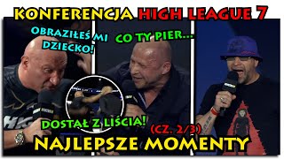 Najman liściuje Murana a Daro robi ŁAAA Konferencja HIGH League 7 NAJLEPSZE MOMENTY cz 23 [upl. by Ahseem]