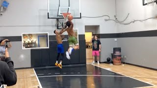 Mikey Williams Dunks On Flight Sets World Record For Longest Dunk 3 Hours [upl. by Hokanson]