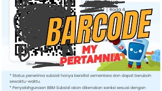 BARCODE MYPERTAMINA PLUS MINUSNYA [upl. by Rasia]