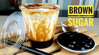 MUSCOVADO BROWN SUGAR PEARL CREAM MILK TEA How to Make  Food Concepts [upl. by Aleina]