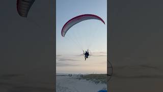 Paramotor Landing youtubeshorts flying ozoneparamotors dream beach ppg [upl. by Marcille]