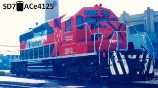 Así eran los trenes hace 30 años Parte 2🚂 Ferromex en la transición con FNM [upl. by Gibeon]