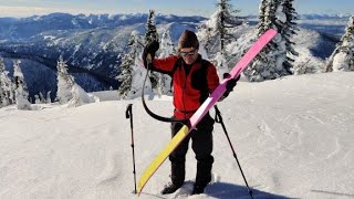 Backcountry Skiing near Nelson BC and Whitewater Ski Resort [upl. by Arek]