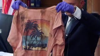 John OKeefes bloodstained clothes shown during Karen Read trial [upl. by Shalna878]