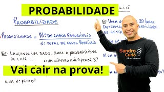 PROBABILIDADE MATEMÁTICA  RÁPIDO e FÁCIL [upl. by Dihgirb]