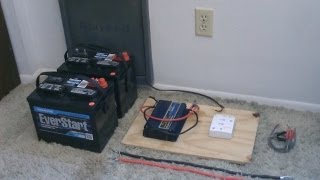 How to hook up Solar Panels with battery bank  simple detailed instructions  DIY solar system [upl. by Auehsoj]