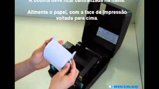 Abastecimento de Papel Impressora Bematech LB1000 [upl. by Ettevahs]