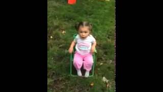 Little Girl Ice Bucket Challenge  Hilarious SwearingMust See haha [upl. by Aicissej679]