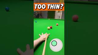 Snooker Thin Cuts Or Too Thin 🤔 GoPro Headcam POV [upl. by Sivartal121]