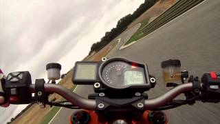 Jeremy McWilliams riding around Ascari with the KTM 1290 SUPER DUKE R [upl. by Berkie756]