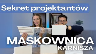 Sekret projektantów wnętrz Maskownica karnisza [upl. by Leroj]