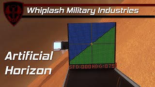 Space Engineers Whips Artificial Horizon Script  Video Tutorial [upl. by Tezzil]