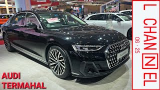 Spec Walkaround Audi A8 L 55 TFSI Quattro D5 Facelift  Indonesia [upl. by Melas640]