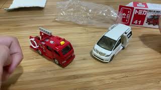 Tomica 絕版￼20系￼￼ Toyota ￼ALPHARD 2008 no78、MORITA FIRE ENGINE TYPE CDI no42非絕版￼ [upl. by Hays]