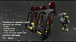 Space Engineers  Advanced Rotor Settings [upl. by Line]