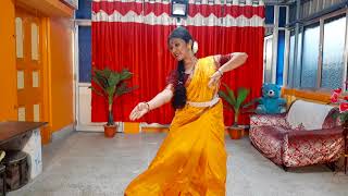 Baje go bina  dance covered by Meghamala Das [upl. by Naashar859]