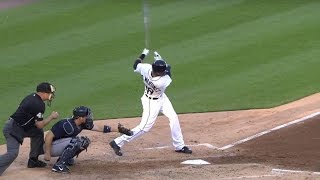 Giancarlo Stanton DESTROYS a home run off the scoreboard Stantons strength is unbelievable [upl. by Bible]