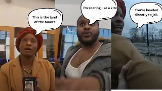 Moorish Sovereign Citizen Causes Scene in Library Escorted Out but Ends Up Arrested [upl. by Lea332]