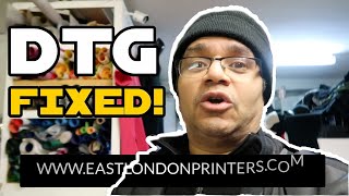 RANT OVER  DTG PRINTER FIXED BACK UP AND RUNNING [upl. by Just]